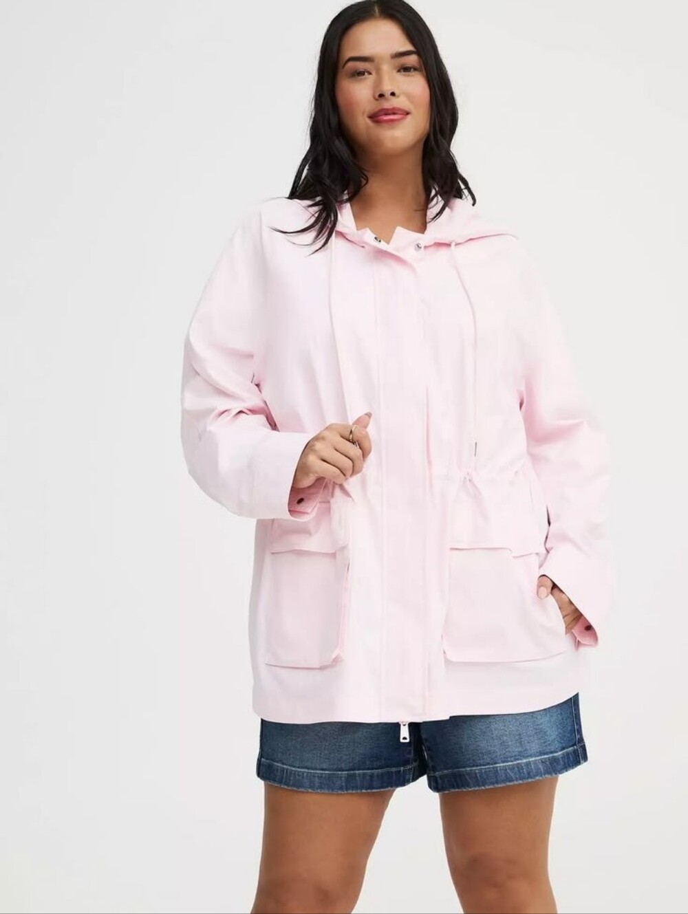 torrid Hooded Utility Jacket size 2 - Picture 2 of 4